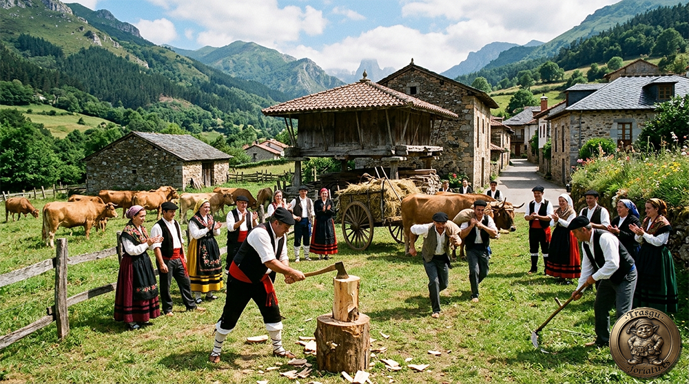 Juegos de labores rurales Asturias